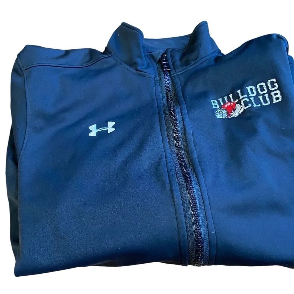 Under Armour size XL Gardner Webb University Bulldog Club fleeced lined jacket